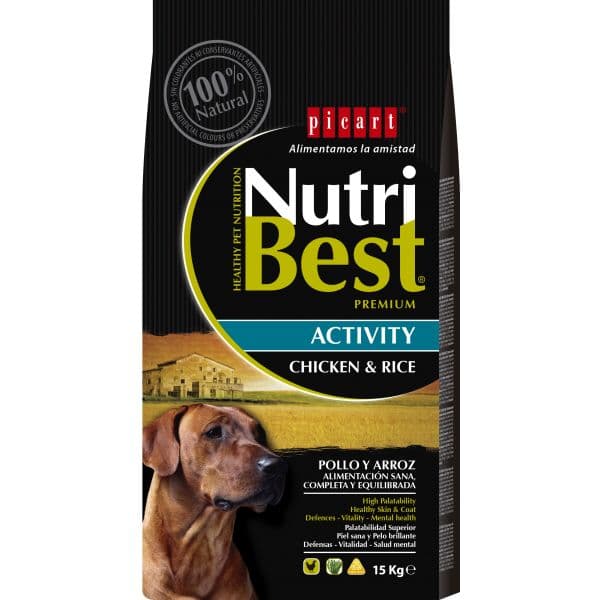 Picart Nutribest Premium Activity Chicken & Rice 15Kg