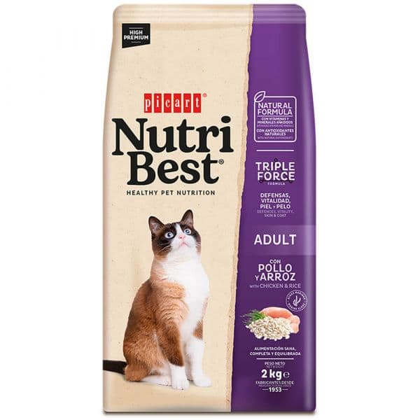 Picart Nutribest Premium Adult Chicken & Rice 2Kg