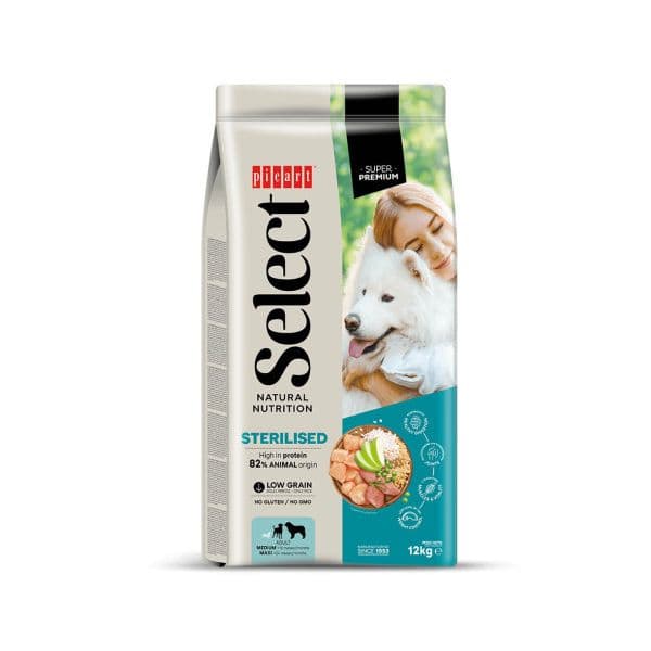 Picart Select Cão Esterilizado Frango e Arroz 12kg