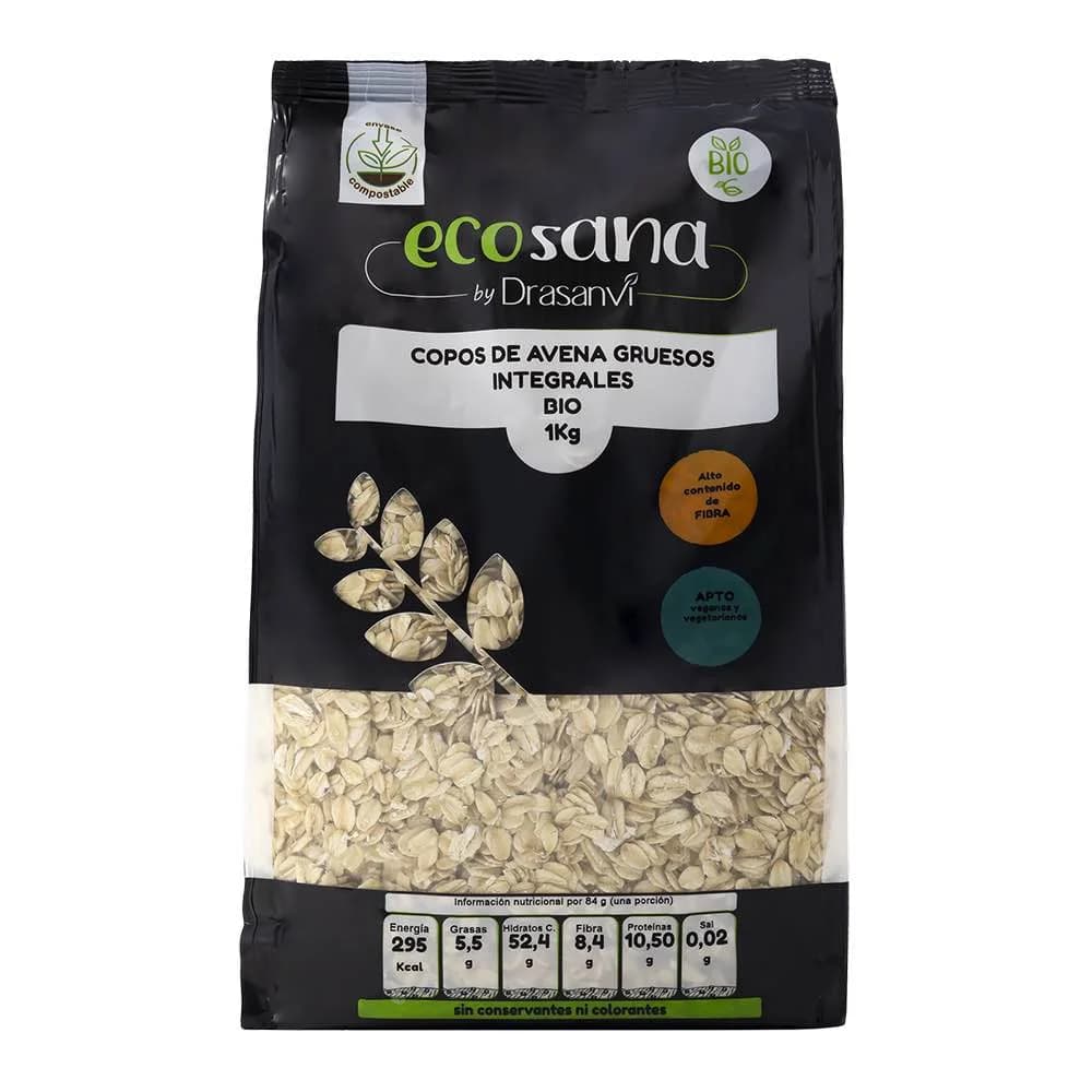 Ecosana Flocos de Aveia Grossos Bio 1Kg