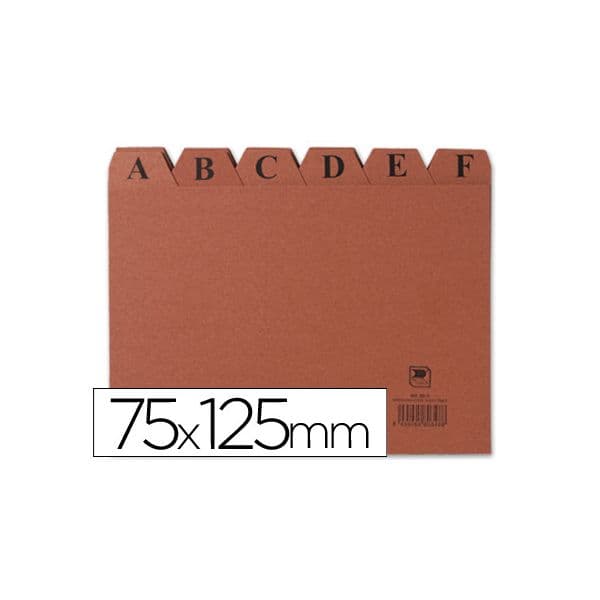 LiderPapel Separadores Índice Cartão nº 2 75x125mm - IC02