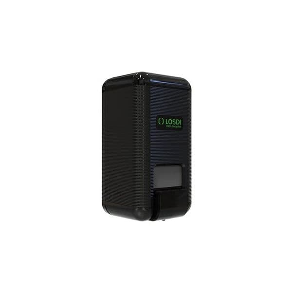 Saboneteira Enchimento Plástico Eco Luxe Losdi Preto 1L