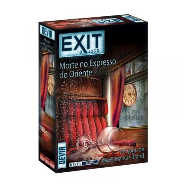 Devir Jogo Tabuleiro EXIT: Morte no Expresso Oriente