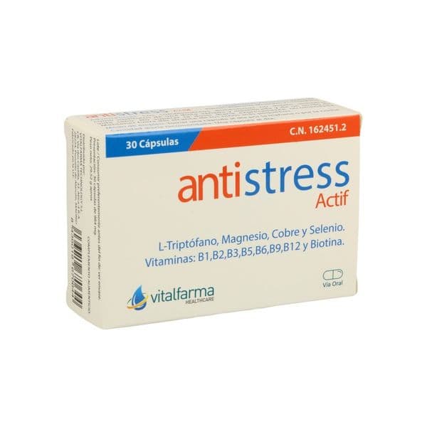 Vitalfarma Antistress Actif 30 Cápsulas