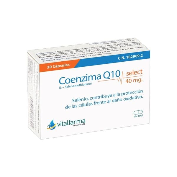 Vitalfarma Coenzima Q10 Select 30 Cápsulas de 100mg