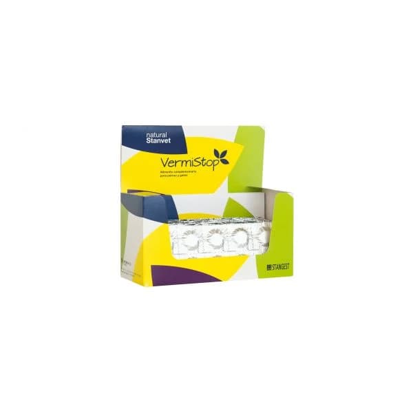 Stangest Vermistop Blister Cão Gato 120 Cápsulas