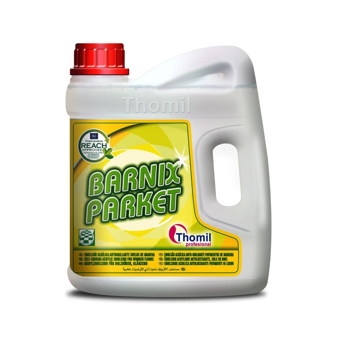 Thomil Barnix Parquet – Emulsão acrílica autobrilhante para pavimentos de madeira e cortiça 4L