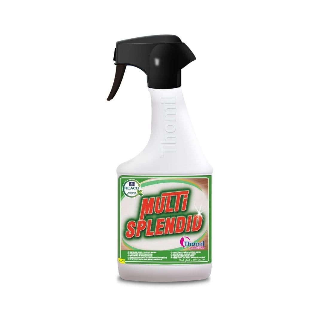 Thomil Multi Splendid – Limpa e dá brilho a mobiliário e superfícies modernas com fragrância agradável 500ml