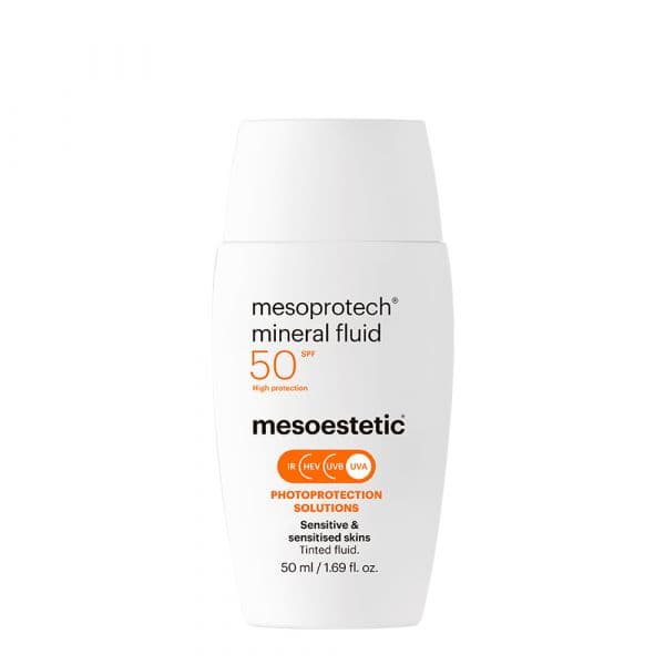 Protetor Solar Mesoestetic Mesoprotech Mineral Fluid Protetor Solar com Cor SPF50 50ml