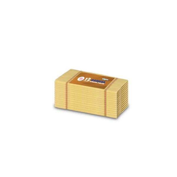 Pano Po Flanela Amarelo 36X36cm- (Pack12) - 6851013