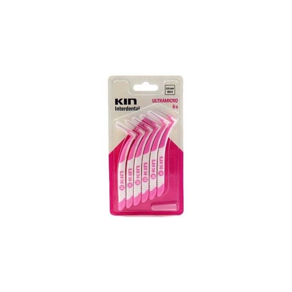 Kin Escova Interdental Ultramicro 0,6mm 6 Unidades