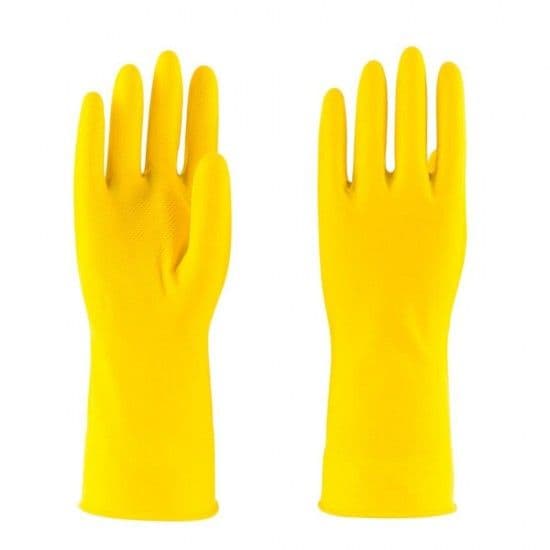 LUVA LATEX C/INTERIOR ALGODÃO 30cm Nº9