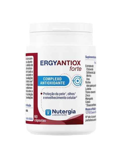 ErgyAntiox Forte - 60 Cápsulas - Nutergia