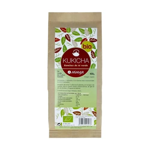 Mimasa Chá 3 Anos Kukicha Galhos de Chá Verde Eco 100 g