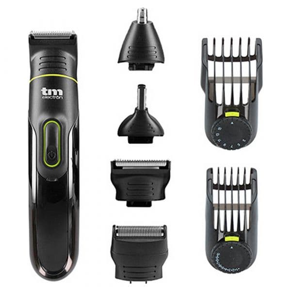 TM Electron Conjunto de Cuidados com a Barba Green 7-in-1