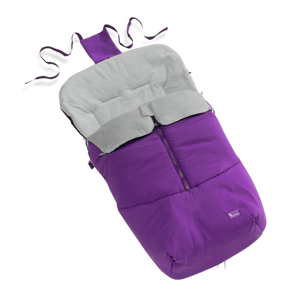 Saco Universal Para Carrinho de passeio Impermeável 46X105 Cms Coralina Violeta Interbaby