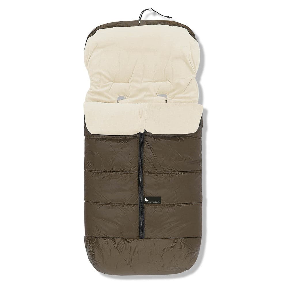 Saco Universal Para Carrinho de passeio Impermeável 46X105 Cms Coralina Chocolate Interbaby