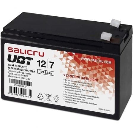 Salicru UBT 12/7 Batería para SAI/UPS 7aH 12V - 013AB000147