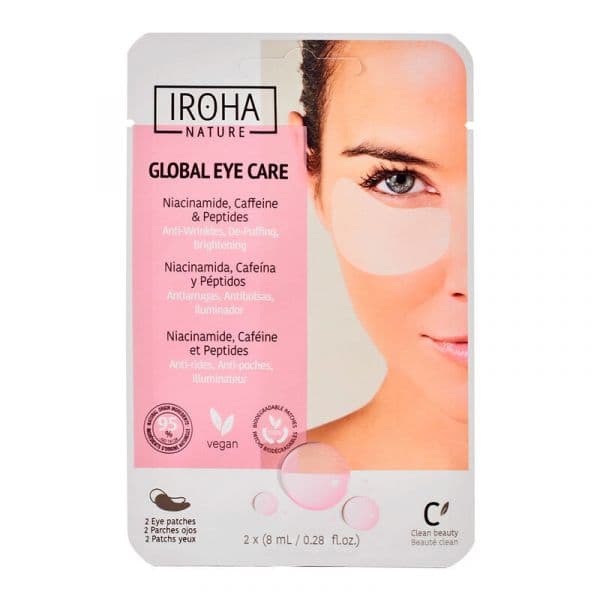 Iroha Global Eye Care Niacinamide, Caffeine & Peptides 2 Unidades