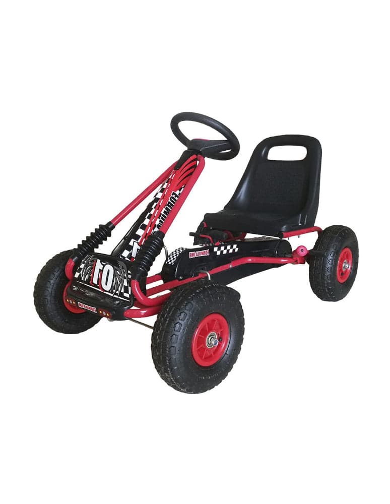 Carro com pedais Go-Kart Red