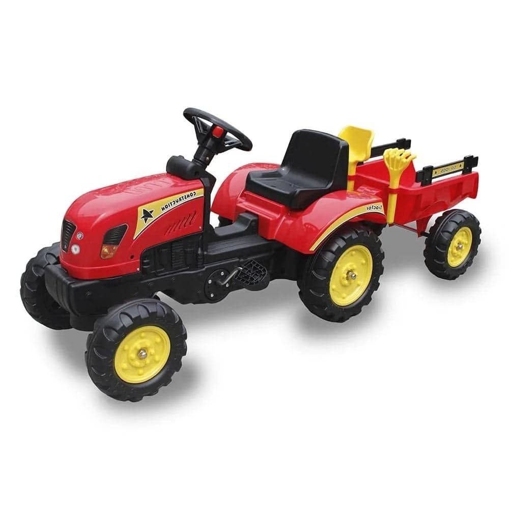 Trator com pedais Go-Kart Red