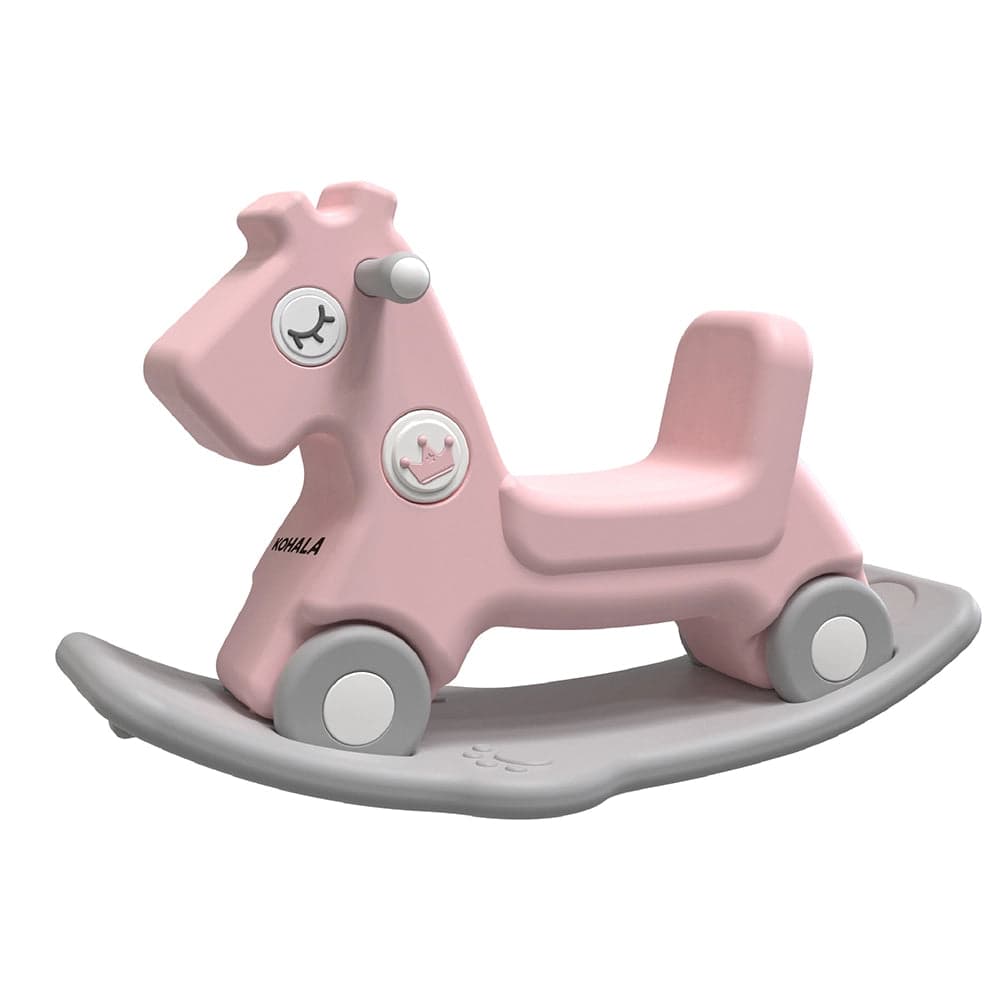 Cavalo de baloiço Kohala Baby Pink
