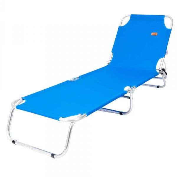 PL Ociotrends Espreguiçadeira de Praia Kohala 188x58x24cm Azul