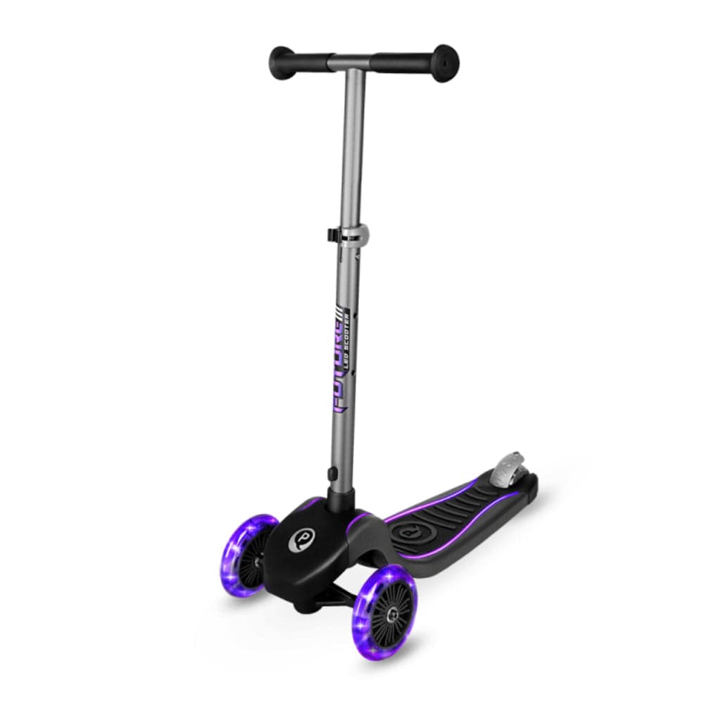 Qplay Scooter com Luzes Eco Future Purple