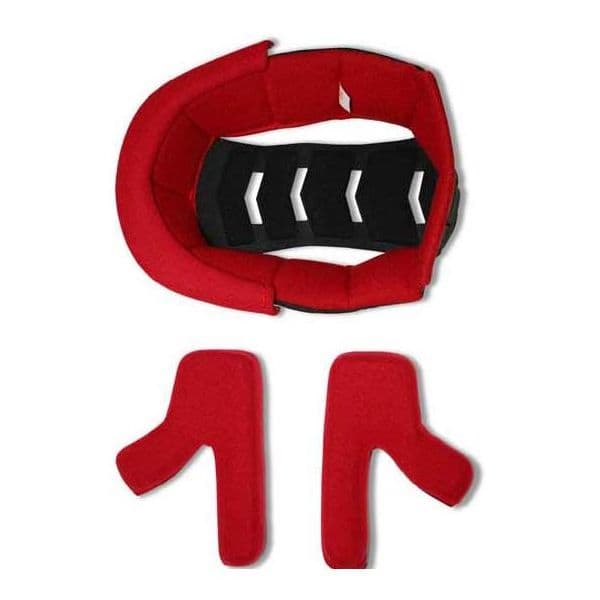 Msc Spare Foam Pads For Two Faced Helmet Vermelho M