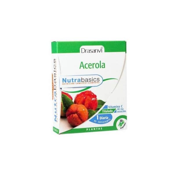 Drasanvi Nutrabasics Acerola 30 Cápsulas Vegetais