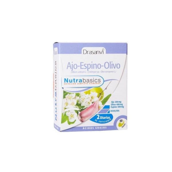 Drasanvi Nutrabasics Alho,Espinheiro e Olivo 60 Cápsulas