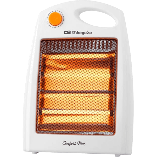 Aquecedor Quartzo Orbegozo BP 5007 | 800W, 2 níveis, Anti-inclinação