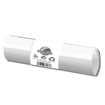 Sacos Lixo Plást. 120Lts Branco Carga20k 85x105cm-Rolo20u