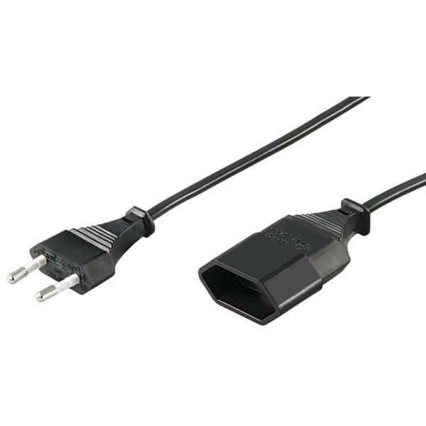 Goobay Extensão Preta 2P (2 Mts) - WIR125