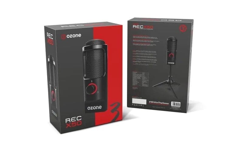 Ozone Rec X50 Microfone de Secretária