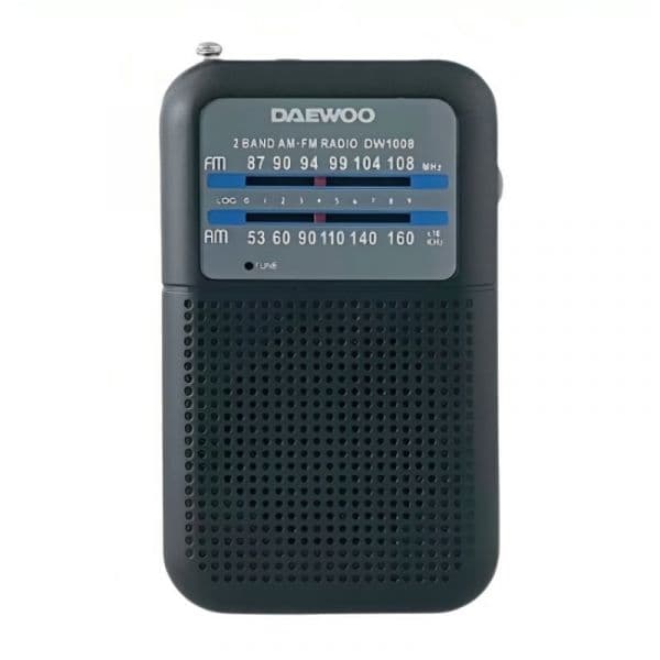 Daewoo Rádio portátil DW1008 Preto