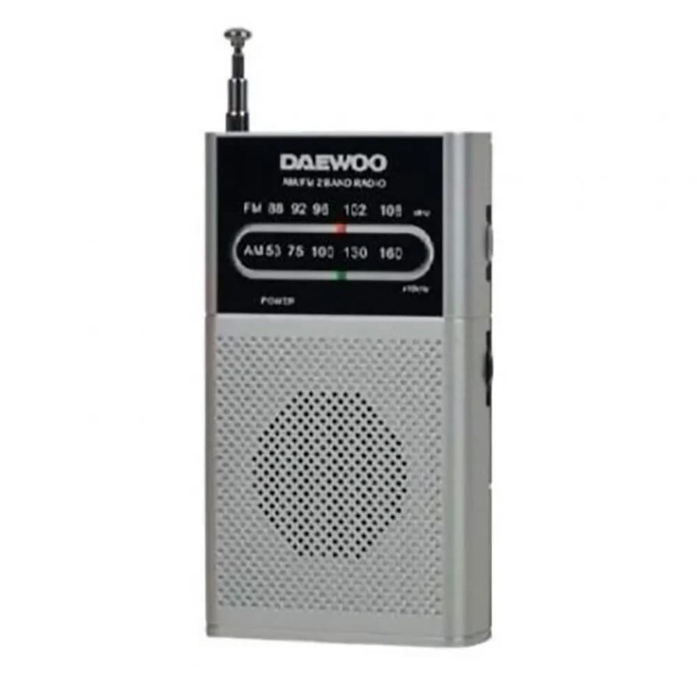 Daewoo Rádio Portátil DW1027 Prateado