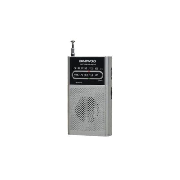 Daewoo Rádio Portátil DW1027 Prateado
