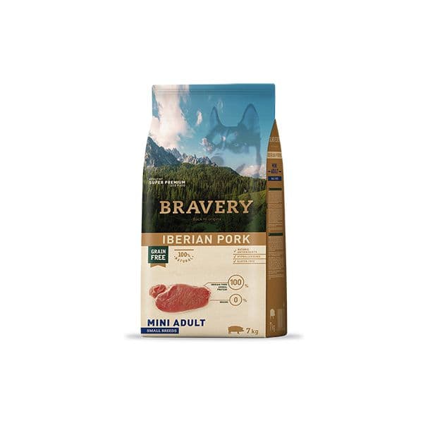 Bravery Adult Grain Free Mini Iberian Pork 2Kg