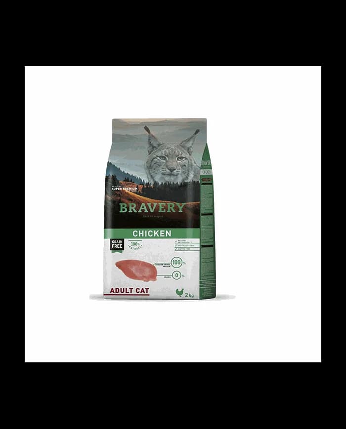 Bravery Gato Adulto Frango