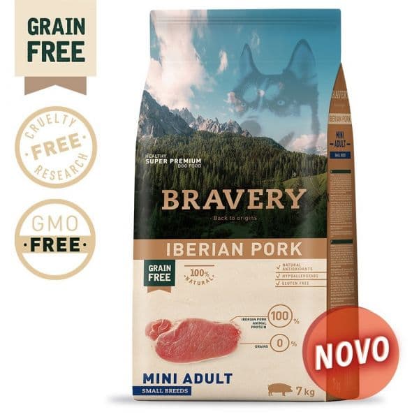 Bravery Adult Grain Free Mini Light Iberian Pork 7Kg