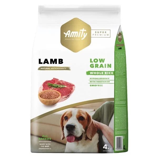 Amity Super Premium Low Grain Adult Lamb 14Kg