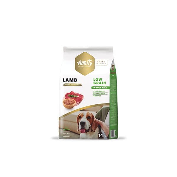 Amity Super Premium Low Grain Adult Lamb 14Kg                                                                                                                                                          