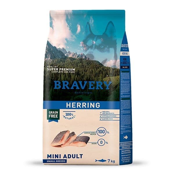 Bravery Adult Grain Free Mini Herring 2Kg