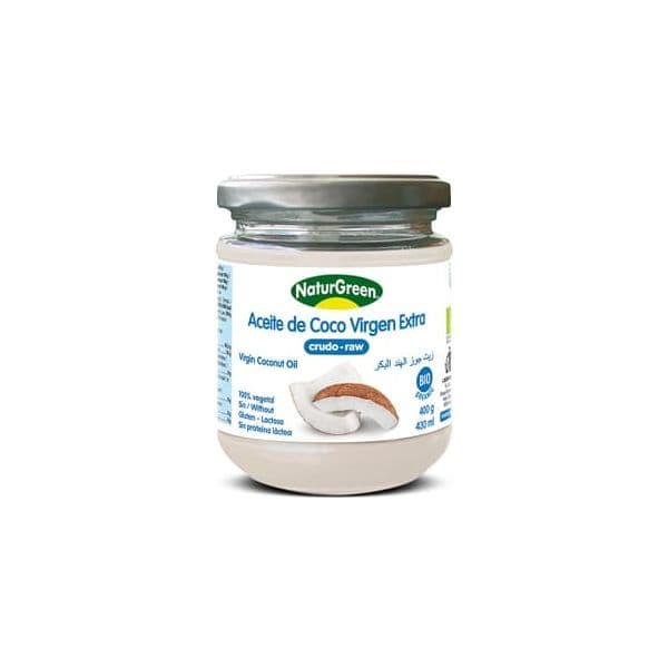 NaturGreen Óleo de Coco Extra Virgem Bio 400g