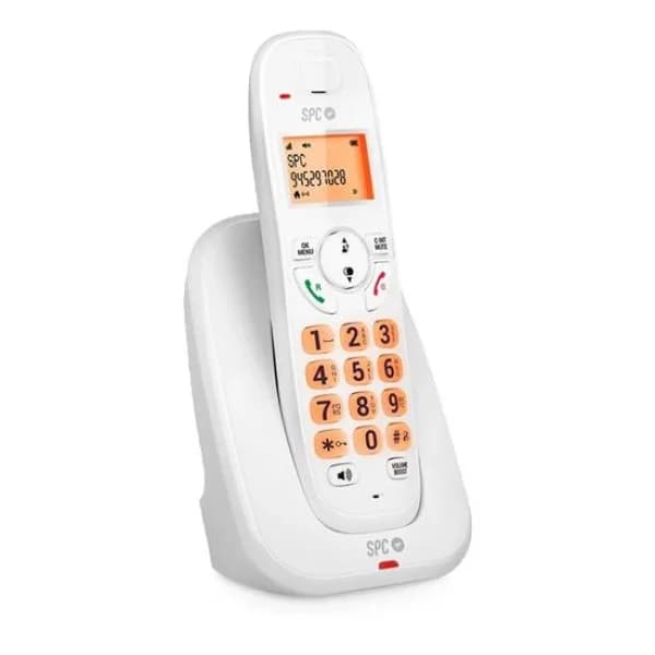 Telefone Fixo sem Fios SPC Kairo Branco ( 117 GR - Branco - Ecrã