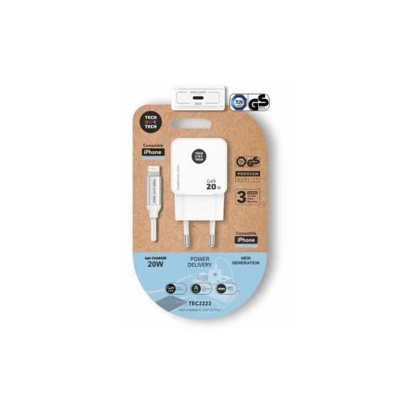 Tech One Carregador TEC2222 20W White