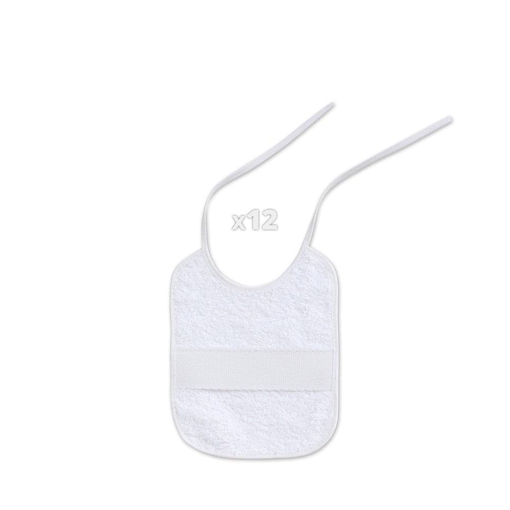 Babete Em Ponto Cruz 20X25 Branco Interbaby