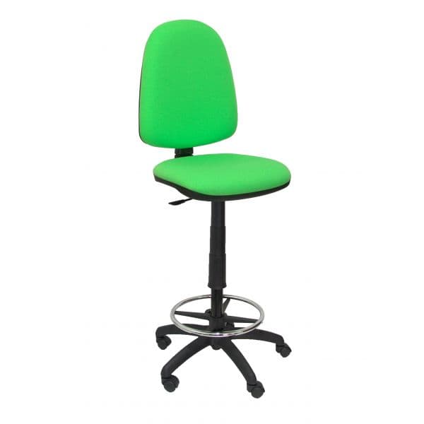 PYC Banquinho Ergonômico c/ Contacto Permanente Ajustável e Anel de Assento de Mecanismo de Apoio p/ os Pés e Costas Tecido Pist