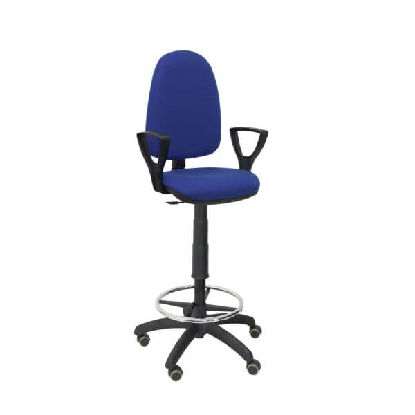 PYC Ayna Bali Banco Azul Rodas de Parquet de Braços Fixos